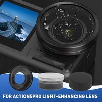 For DJI Osmo Action 5 Pro AC4 Accessory Kit Wide Angle Lens Extender External Filter For Expanded FOV Camera Lens Attachment Set