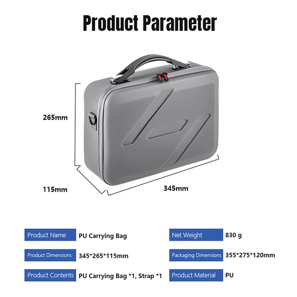 Storage Bag For DJI FLIP Portable Handbag Outdoor Travel Carrying Case For DJI RC N3 RC2 Controller Case Drone Accessories