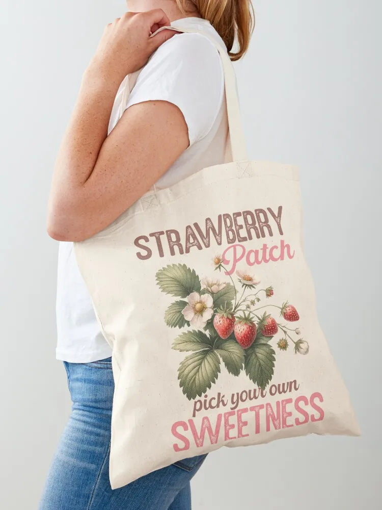 

Strawberry Sweetness Tote Bag Eco bag university shopper bag canvas shopping shopping logo