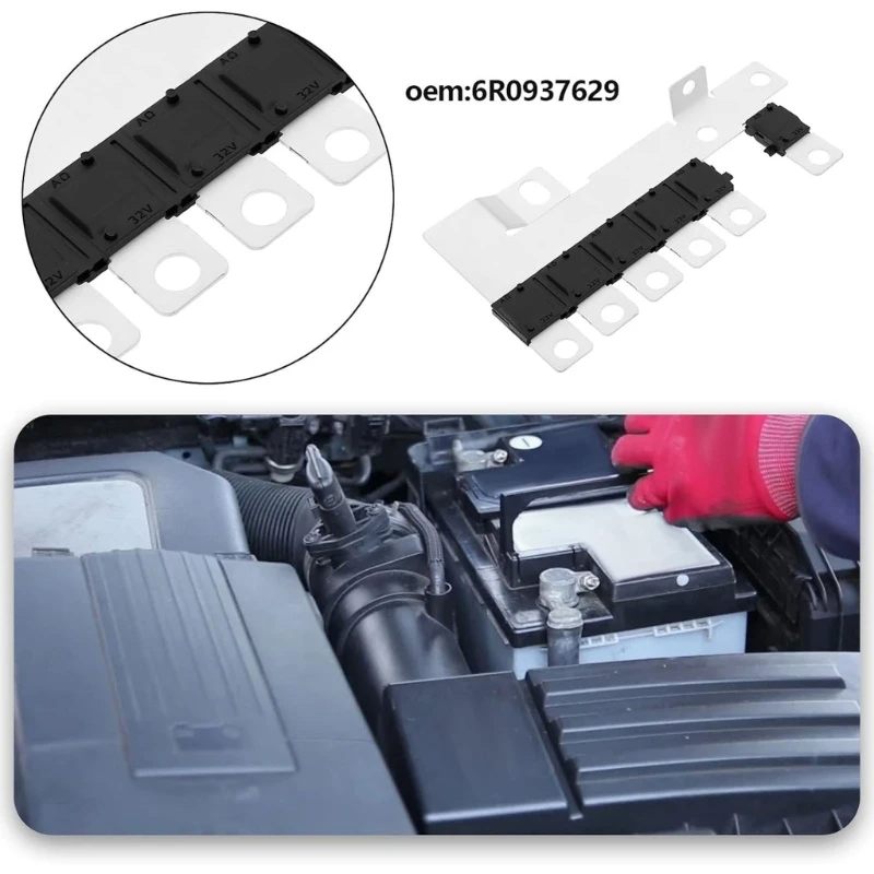  6R0937629 Automotive Electrical Cutoff Plate with Multiple Mounting Points