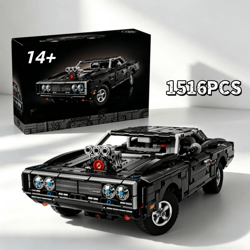 2026-new-collectible-vehicle-model-building-blocks-set-dodge-1516pcs-creative-home-decor-car-toys-birthday-gifts-for-adults