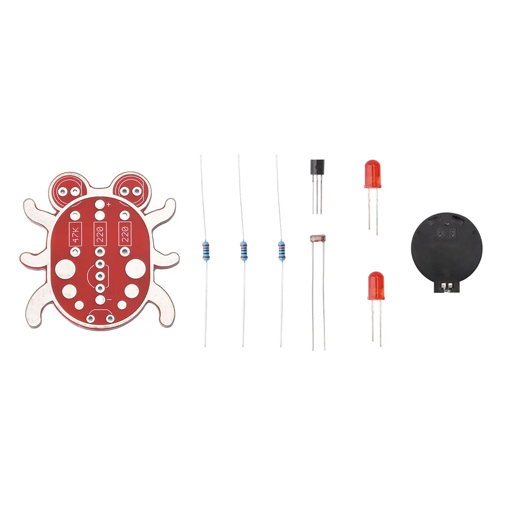 Weevil LED-Fotowiderstand-Sensormodul Löt-Lernset DIY-Kit für Anfänger – Detail 12