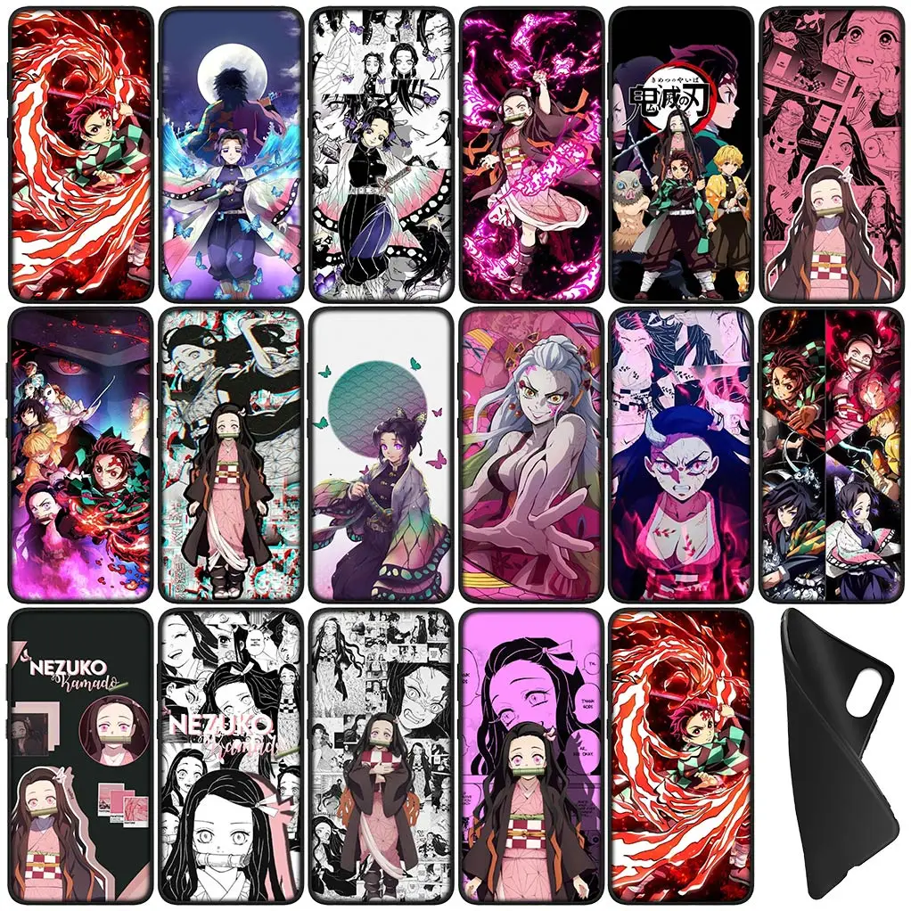 Kochou Shinobu Demon Slayer Nezuko Tanjirou Phone Cover for Huawei Y7A Y6P Y5P Y6 Y7 Y9 Prime 2018 2019 Y8P Y9A Y8S P Smart Case