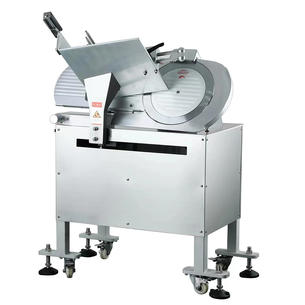 XEOLEO Commercial Meat Slicer 14 Inch Meat Slice Machine For Lamb Roll/beef Roll Frozen Meat Cutter New Product Provided