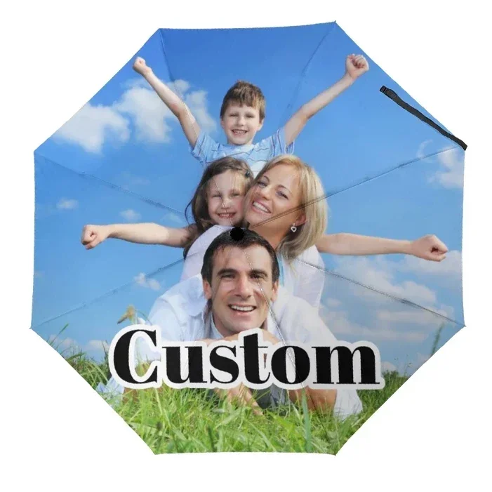 Custom Umbrellas Personalized Umbrella with Pictures Personalized Umbrella Automatic Foldable Design You Umbrella for Rain/Sunny