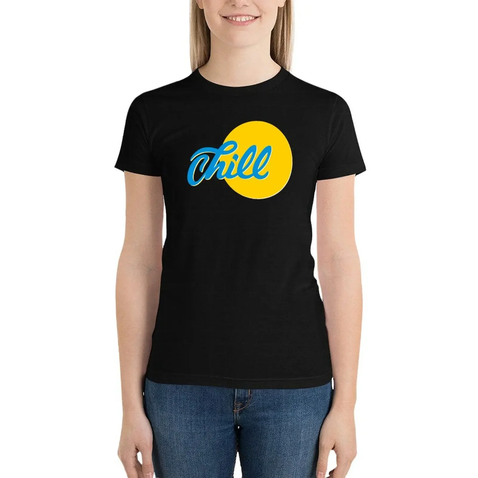 

Chill Logo V2 - Aruba T-Shirt anime clothes tees Female clothing korean fashion plain t shirts for Women