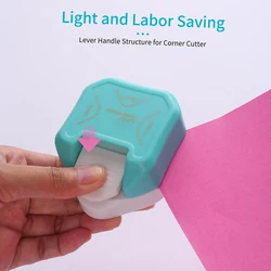 KW-trio 3-in-1 Corner Rounder Punch R4/R7/R10mm Round Corner Trimmer Cutter for Card Photo Paper Laminating Pouches