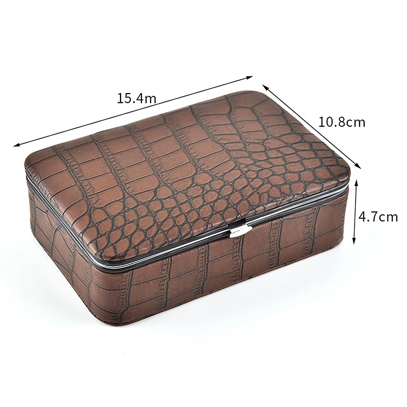 Travel Jewelry Packaging Box Cosmetic Makeup Organizer Jewelry Box Earrings Display Rings Organizer Jewelry Casket Carrying Case