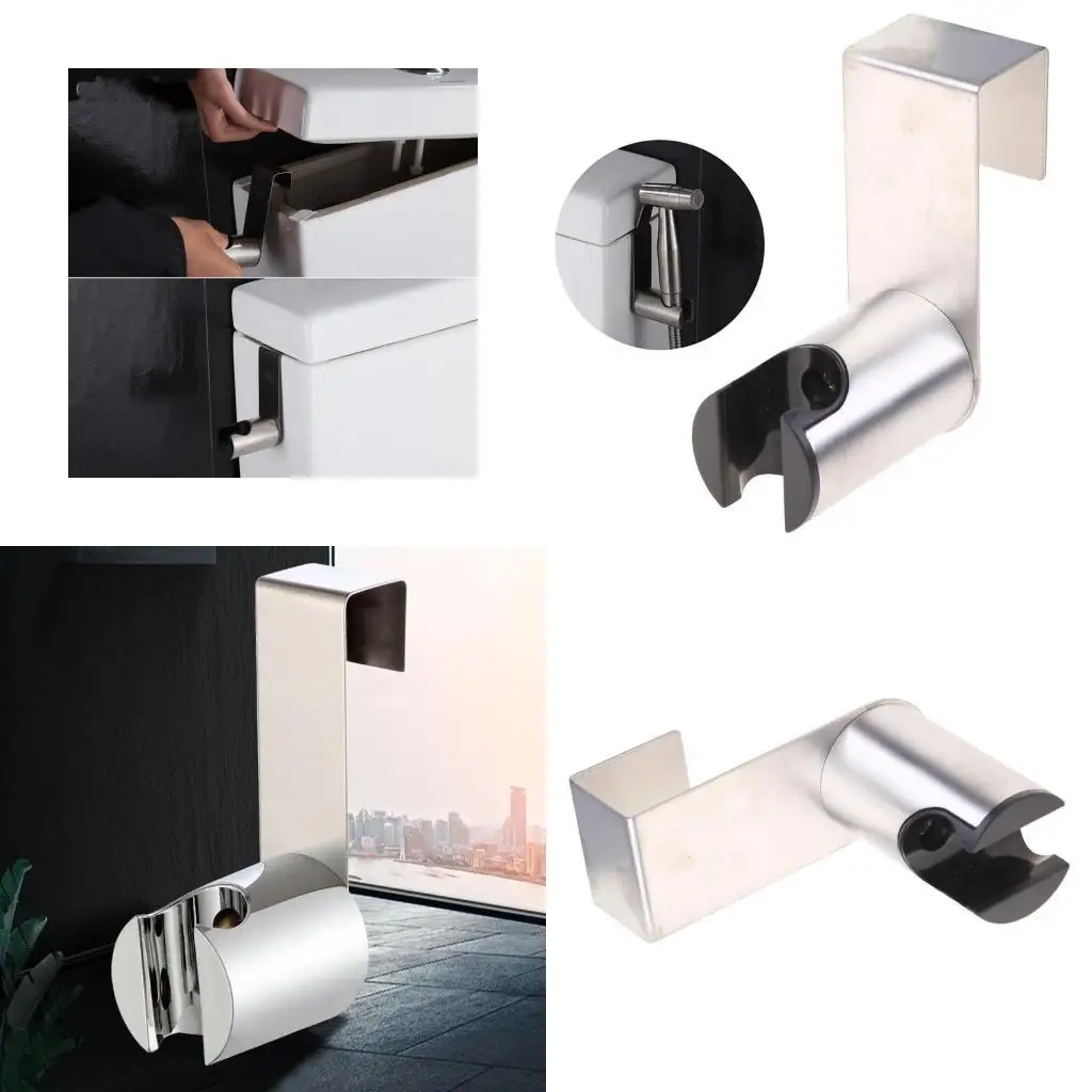 

652F Bidet Sprayer Holder Toilet Bathroom Attachment Hanging Bracket for Handheld Shower Wand Diaper Sprayer (1pc)
