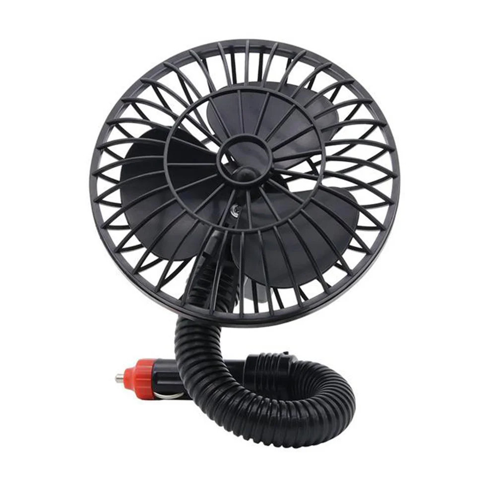 

12 V Portable Summer Car Fan for Various Vehicles Foldable Chair Phone Stand Cooling