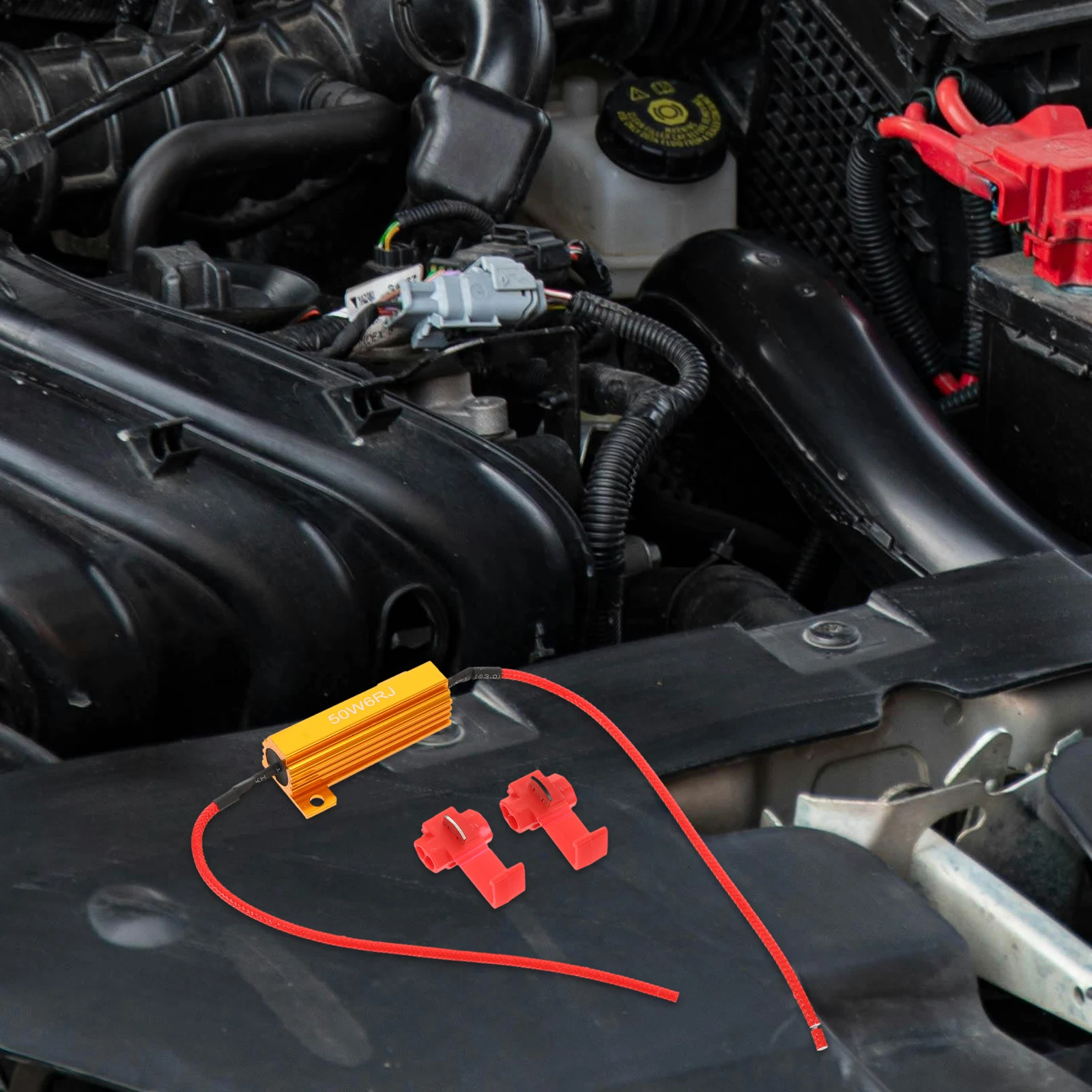 High Power Resistor 50w 6-ohm Load Resistors Car LED Turn Signal Automotive Light Bulb Shell Heat Dissipation