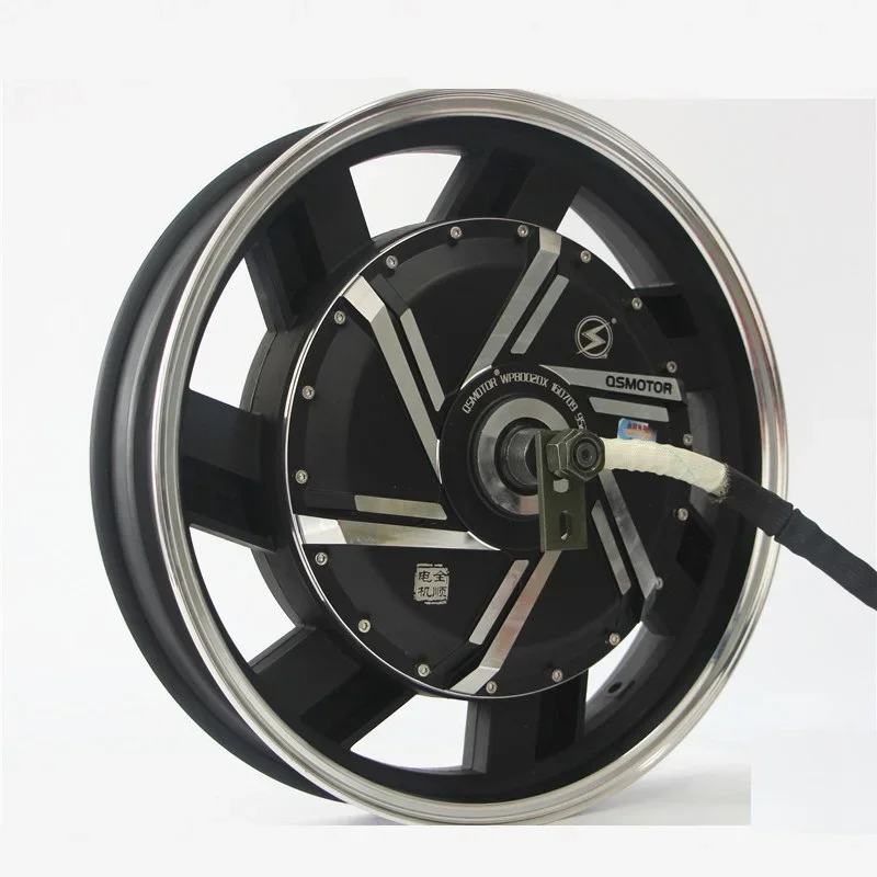 17 inch QS Motor rims High Speed 2000w 3000w 5000w Wheels For Electric Motorcycle Modified Hub Motor