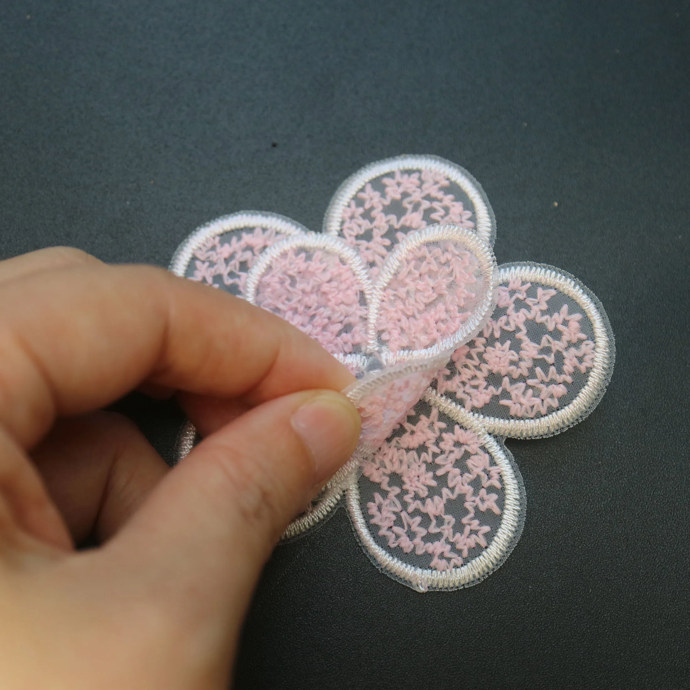 6Pc Diy Flower Lace…