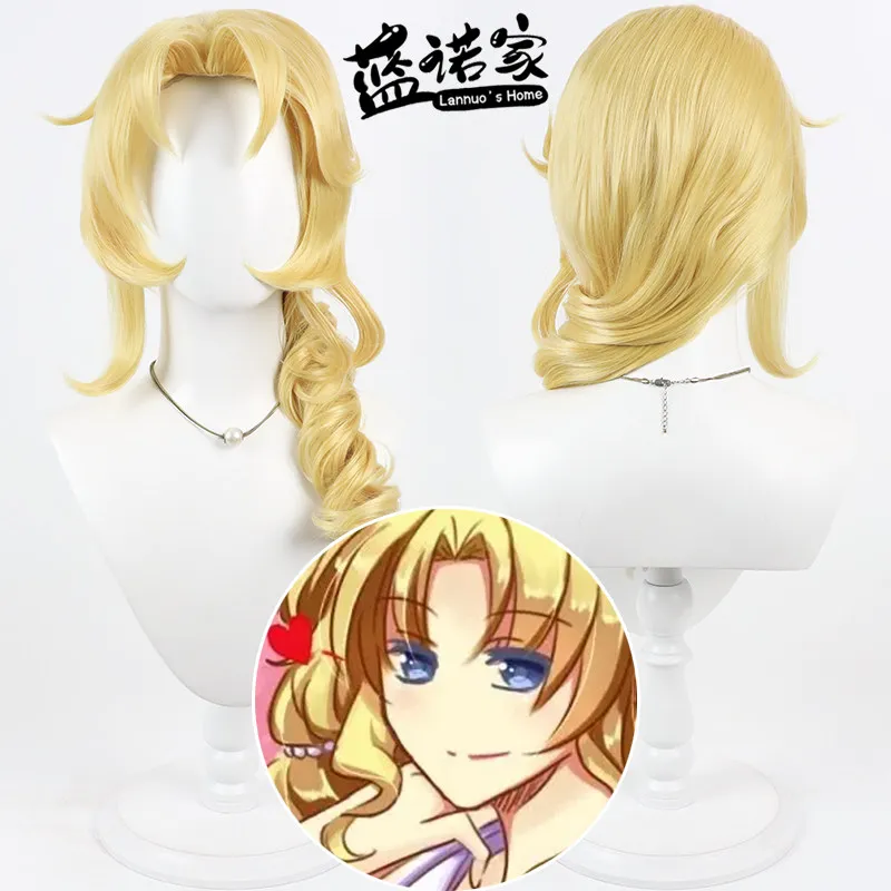 Anime Aphrodite Cosplay Wig Halloween Carnival Party Props Synthetic Hair Heat Resistant Fiber + Wig Cap