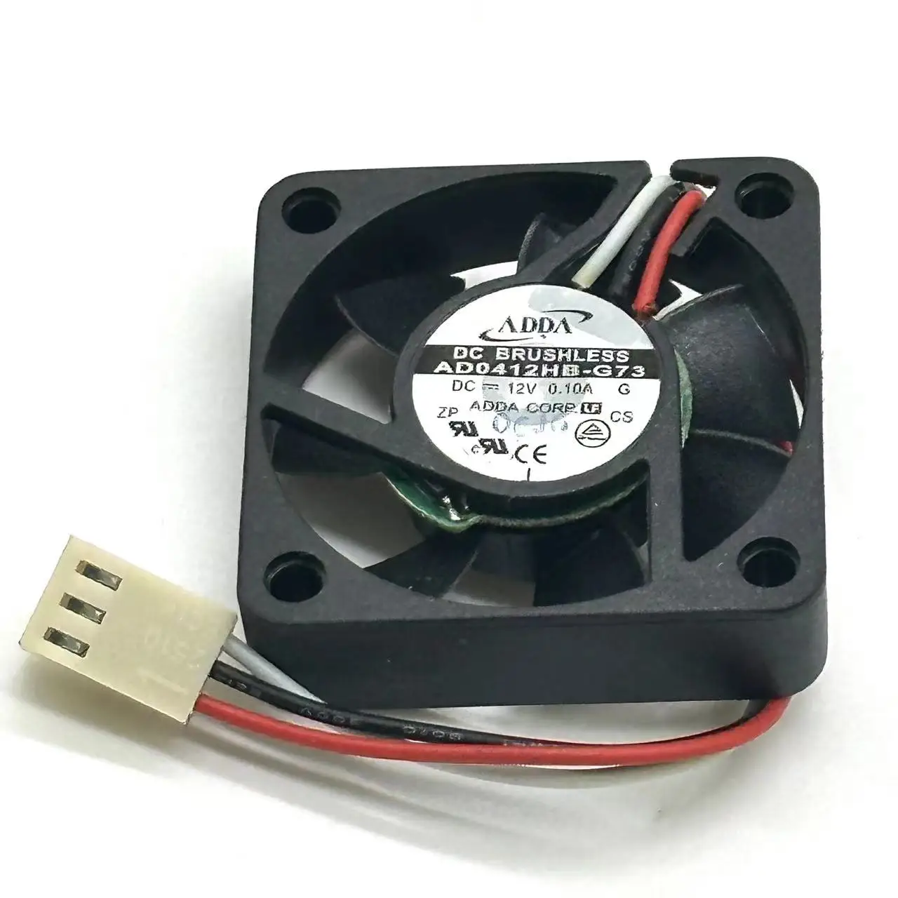 

ADDA AD0412HB-G73 DC 12V 0.10A 40x40x10mm 3-Wire Server Cooling Fan