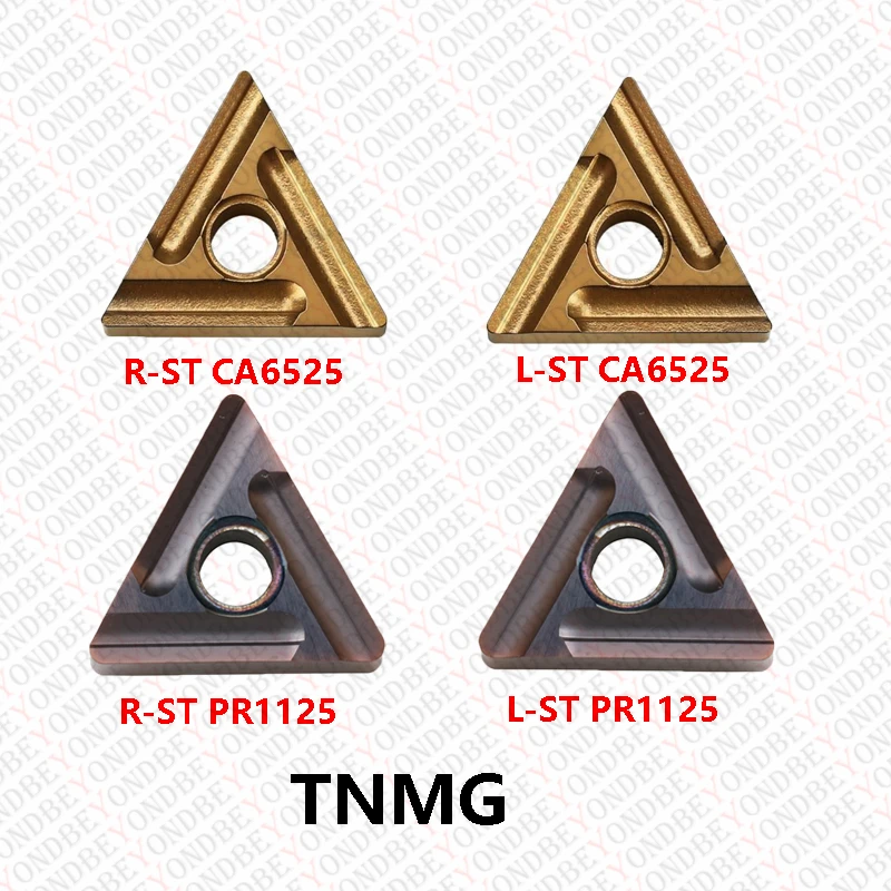 Original TNMG160402 TNMG160404 TNMG160408 R L-LD-C-ST PR1535 TN60 TN620 CA6525 Carbide Inserts PR1125 TNMG1604 CNC Cutter Tools