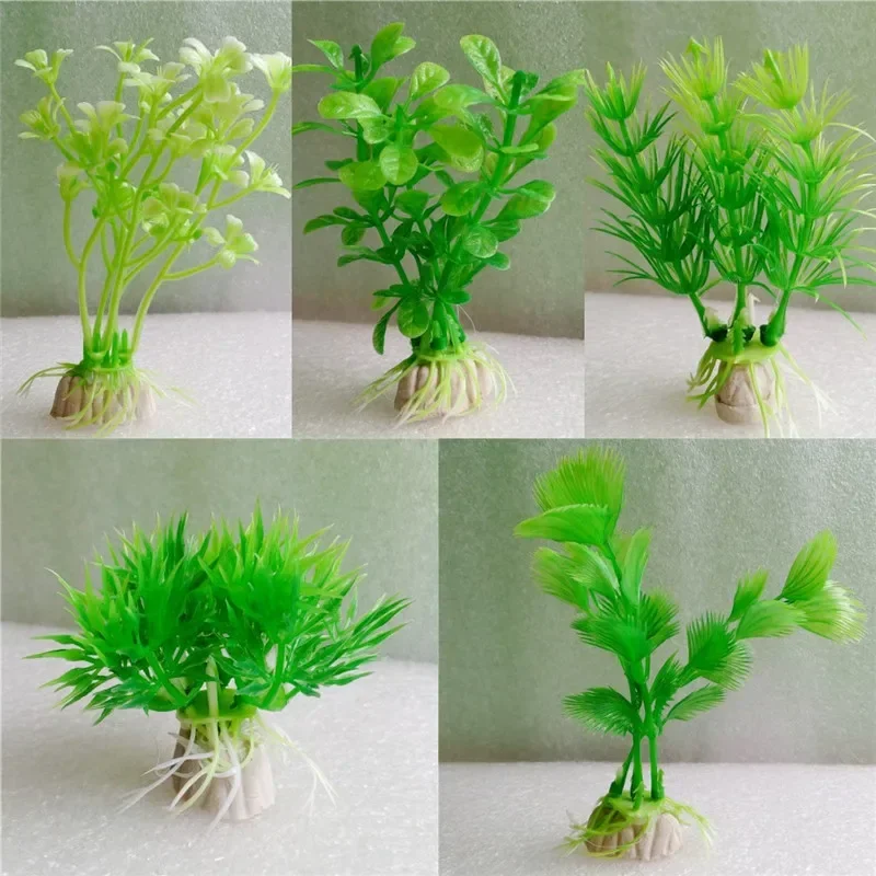 1 pcs Plastic Aquarium Plants Wonder Grass Ornament Decor Landscape for Fish Tank