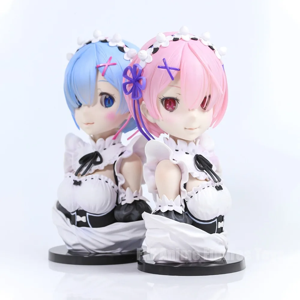 21-23cm Anime Life in a different world from zero Figur Lam ‌ Ram Actionfiguren PVC-Statuen Sammlermodelle Spielzeug Geschenke