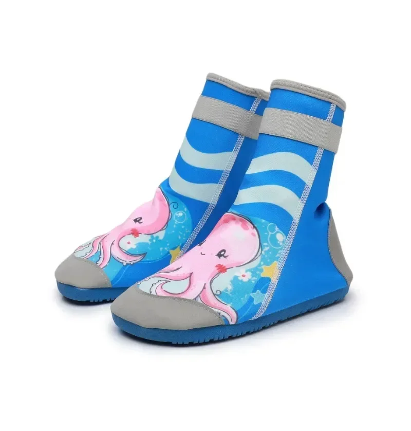 

New Casual Swim Beach Shoe gril boy Quick Dry Soft Sole Walking Boot High Top Hook and Loop Sock Shoe Barefoot Lightweight Shoe