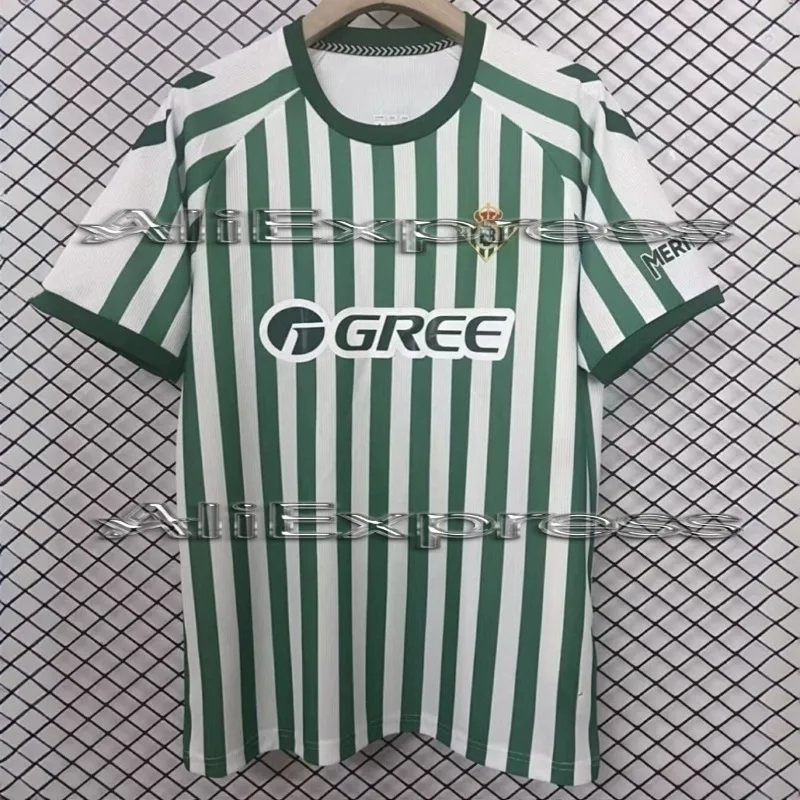 

25-26 real betis Adult anthony No.7 Classic Jersey Betis Jersey Short-sleeved Home T-shirt No.22 ，MOTO Tee