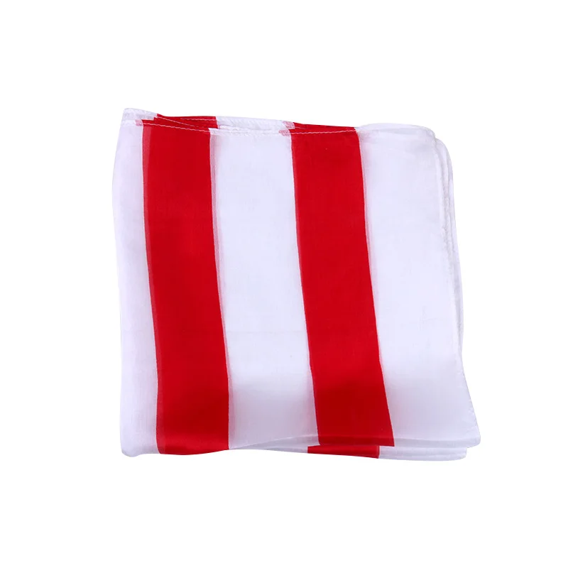 Stripe Flip Rapid Change Silk - Silk and Cane Magic / Magic Trick, Gimmick, Props easy magic