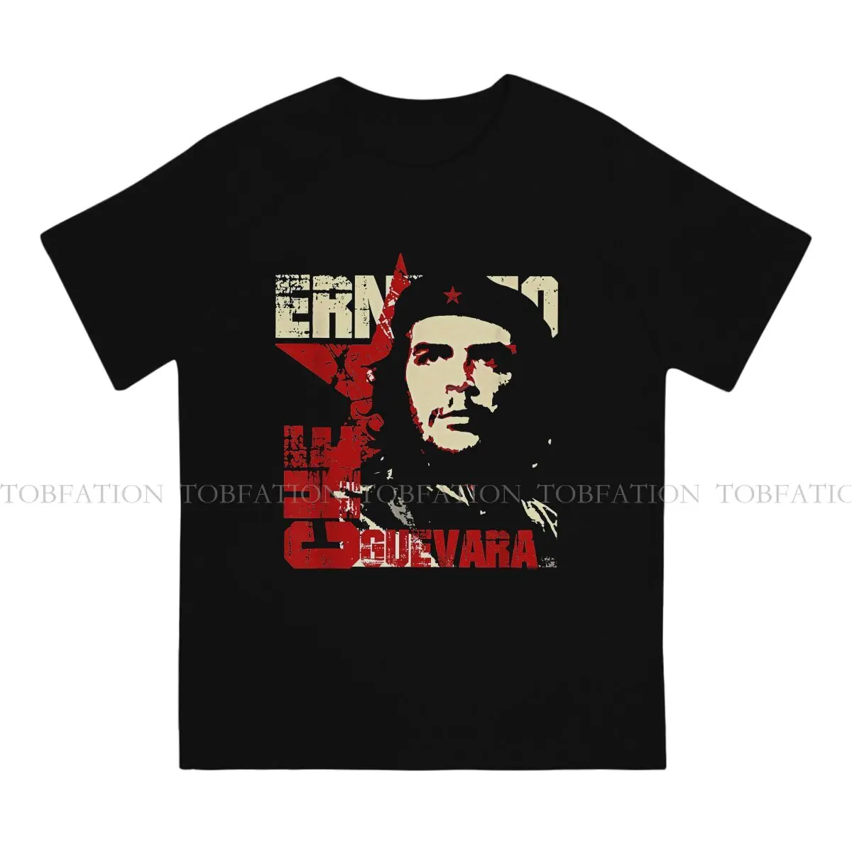 Che Guevara Ernesto Cuban Revolution Marxist TShirt Men Gothic Oversized Casual Crewneck Cotton T Shirt