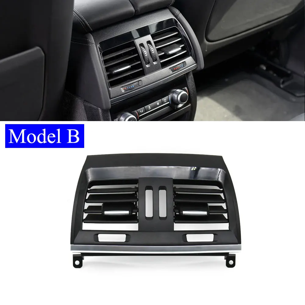 F15 F16 Rear Console Air Conditioning Vent Outer Cover AC Vent Grille Outlet Panel Replacement For BMW X5 X6 F85 F86 64229252012