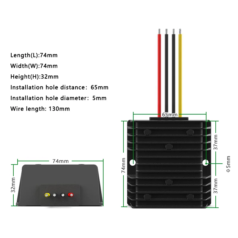 40-100 فولت إلى 28 فولت وحدة الطاقة محول 48V60V إلى 28 فولت الطائرة بدون طيار 72 فولت إلى 28 فولت على متن مصدر الطاقة #6