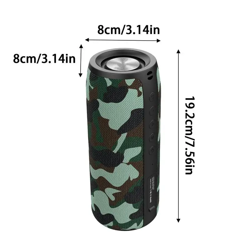 Wireless Outdoor Speaker Water-Resistant Wireless Shower Speaker Travel Wireless Speakers Outdoor Wireless Speakers Versatile