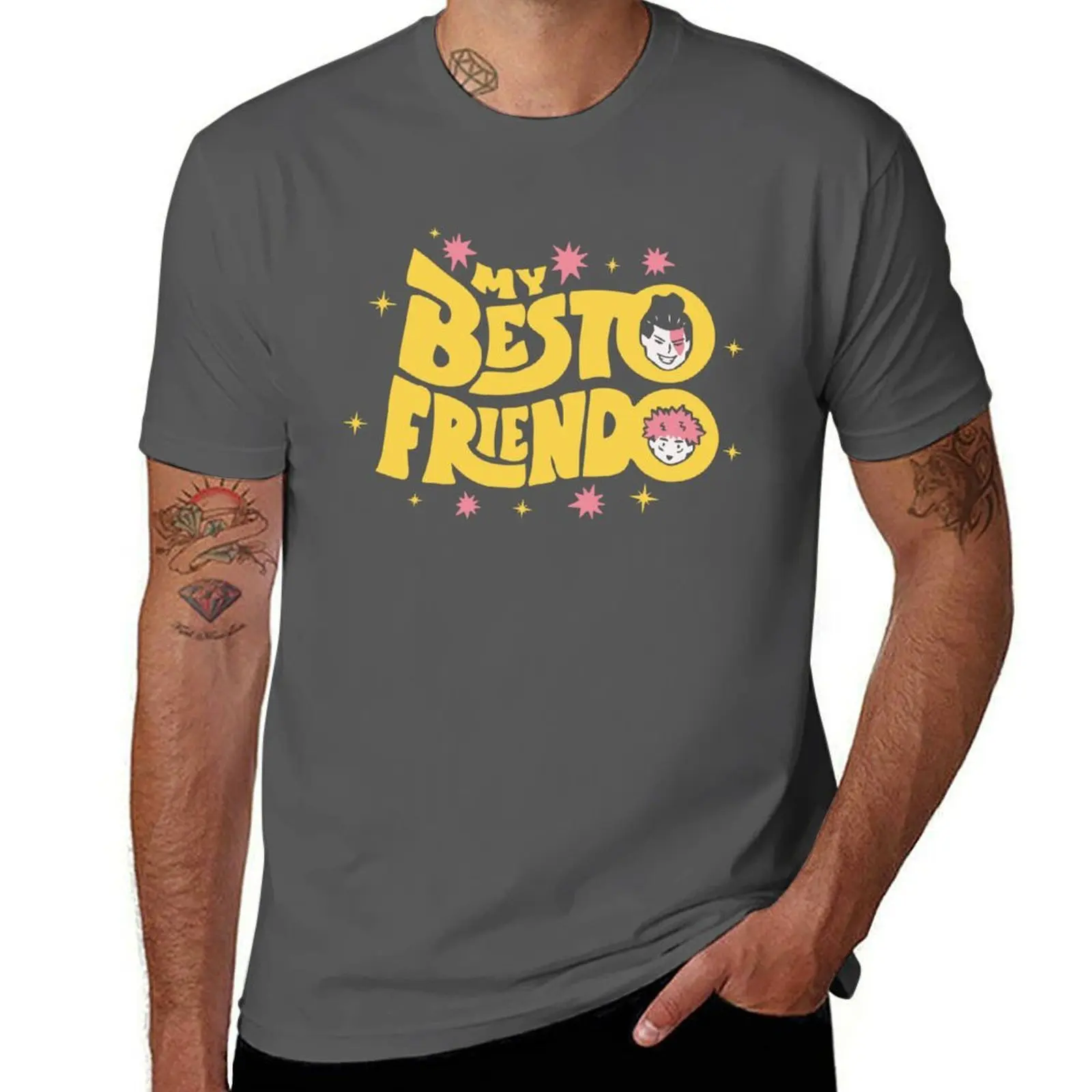 

Friendo Gojo My Besto Satosugu Geto T-Shirt UV Protection Outdoor Tee Shirt
