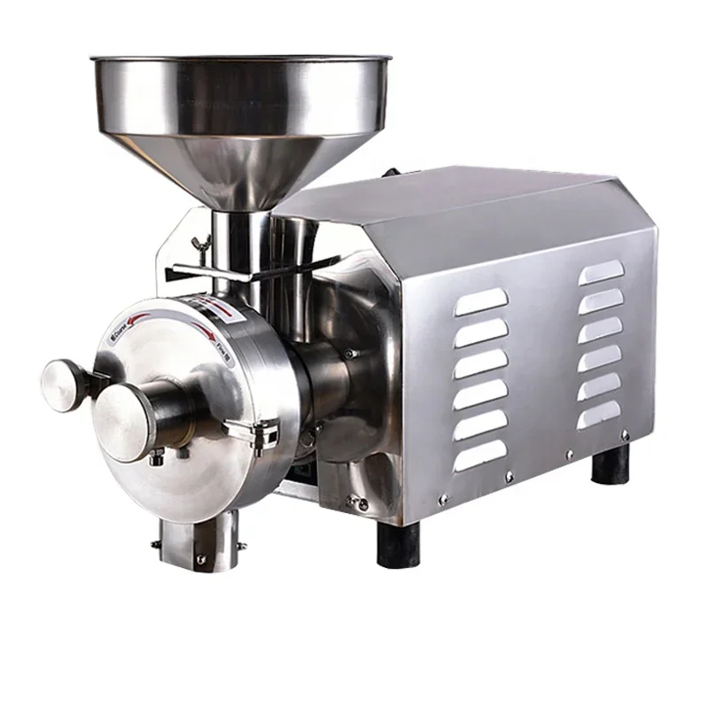 

small home use grain pulverizer corn grinding machine commercial coffee and grinder 2.2 kw fine powder wheat grinder machine