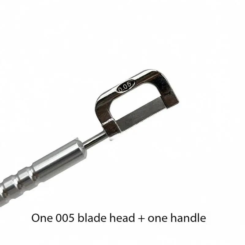 Dental Interproximal Saw, Serrated Blade for Opening Contact Gap, Resin & Porcelain Veneer Gap Trimming Tool
