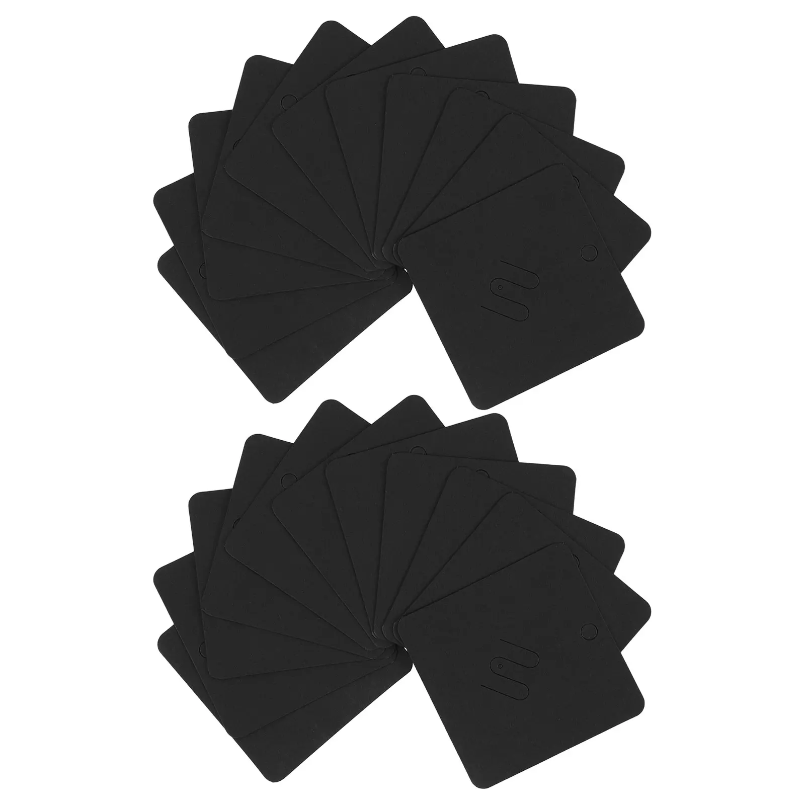 100 ชิ้นเข็มกลัด Pin การ์ดแสดงผล 7x7 เซนติเมตรเปล่ากระดาษแข็งผู้ถือการ์ดสําหรับต่างหูสร้อยคอเครื่องประดับบรรจุภัณฑ์การออกแบบ