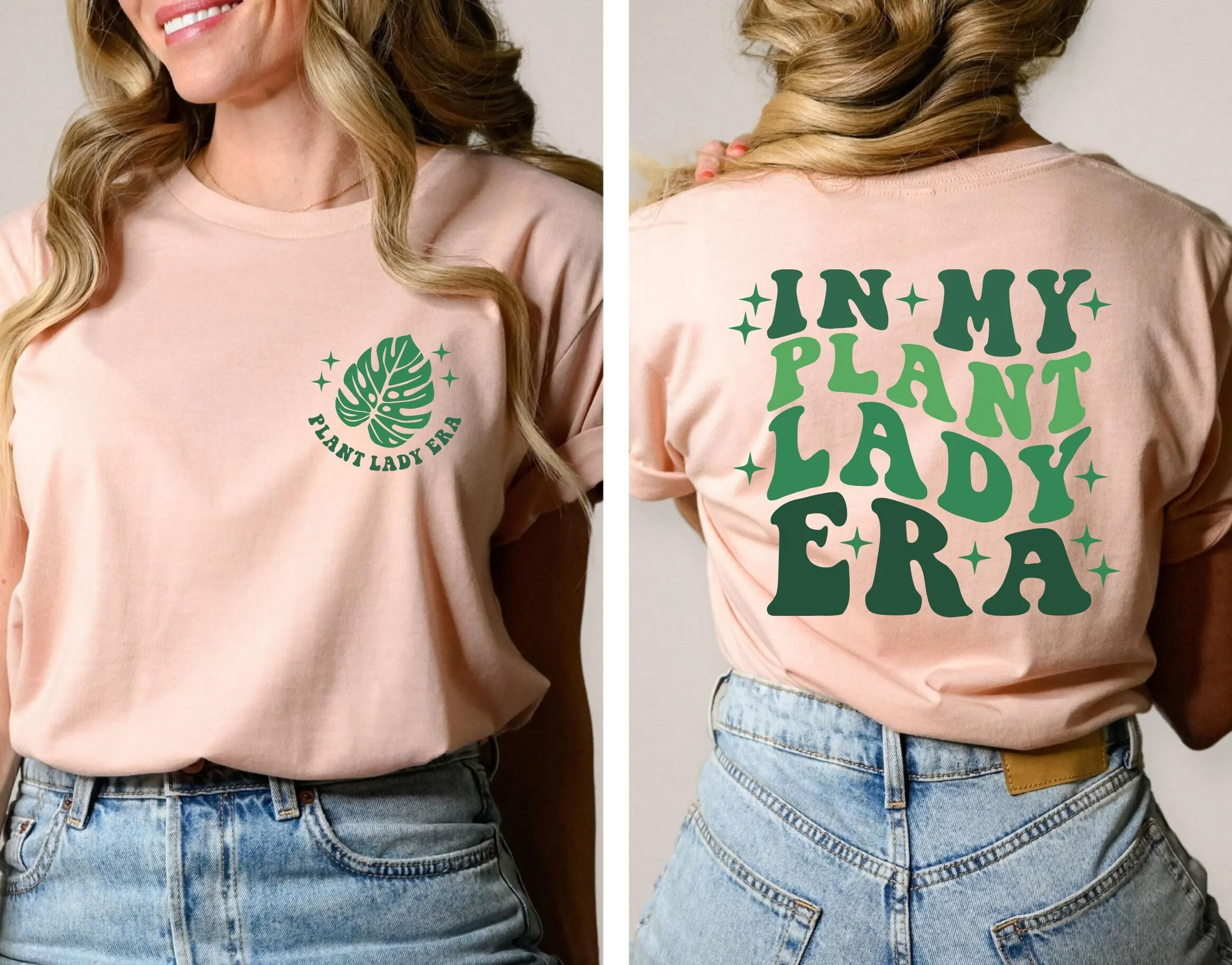 In My Plant Lady Era T Shirt Mom Mama Gardening Crazy Botanical