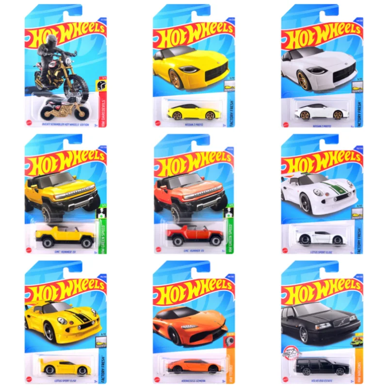 

[Hotwheels] Оригинальный Nissan Z Series Proto Gmc Electric Hummer Edition Lotus Sports Car Koenigsegg Gemera Красная модель Подарки для фанатов