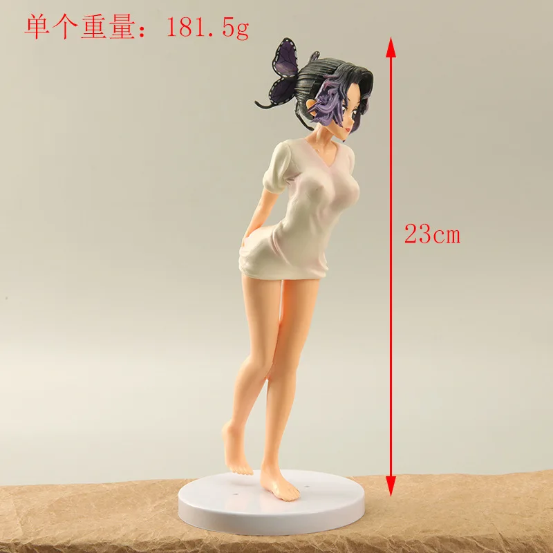 23CM Demon Slayer Anime Figure Kochou Shinobu Action Figure Kimetsu No Yaiba Figurine Model Doll Toy Gift