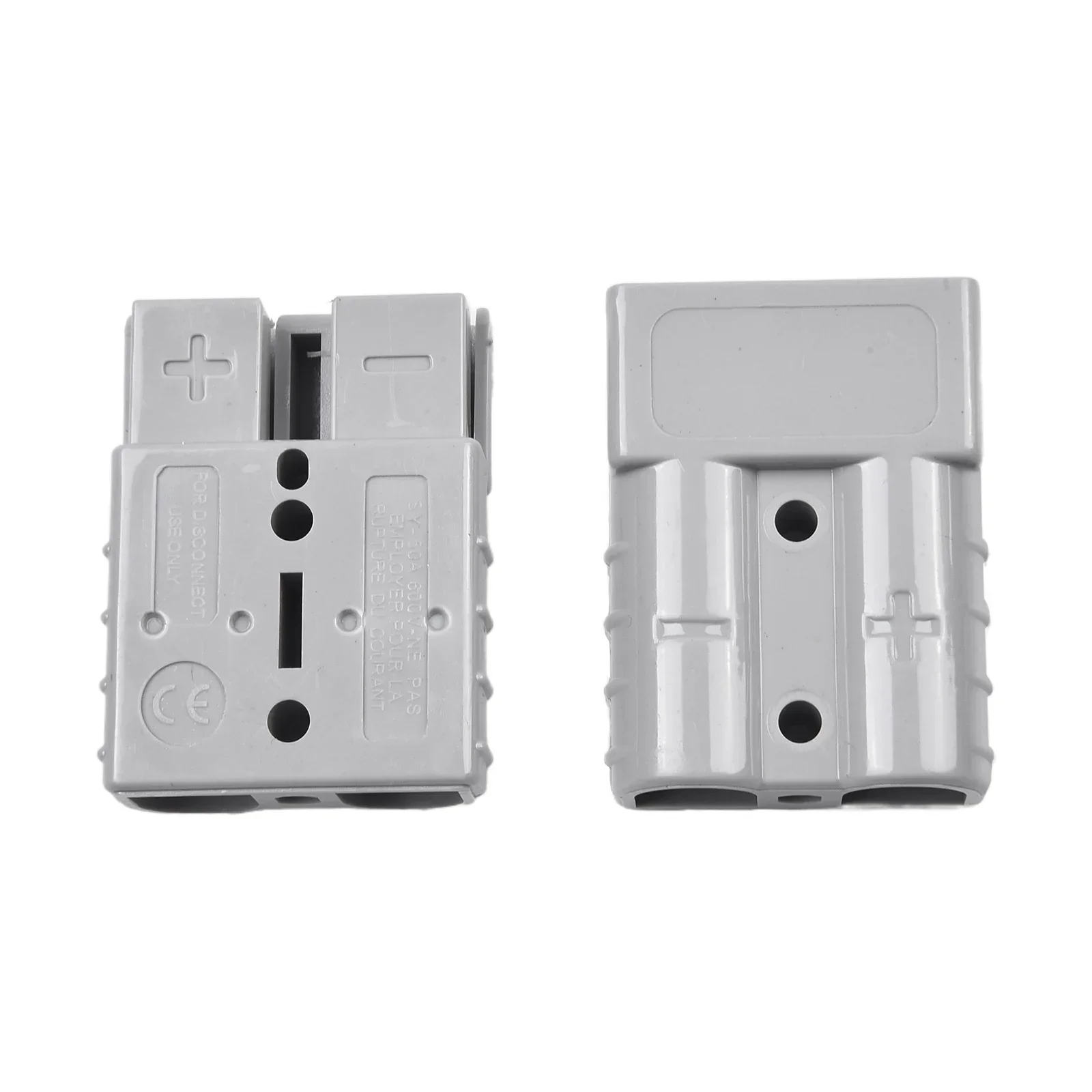 1 Set 50A 600V Twin Dual Flush Mount Bracket For Anderson Plug Power Connection 6.2*6*4.8 Cm Tool  Accessories