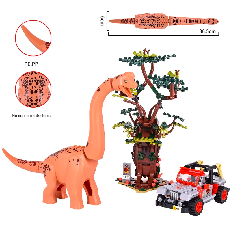 MOC Jurassic World Park Wrist Dragon Wonder Model Building Blocks Dinosaur Model Bricks Children's DIY Education Toy Gifts