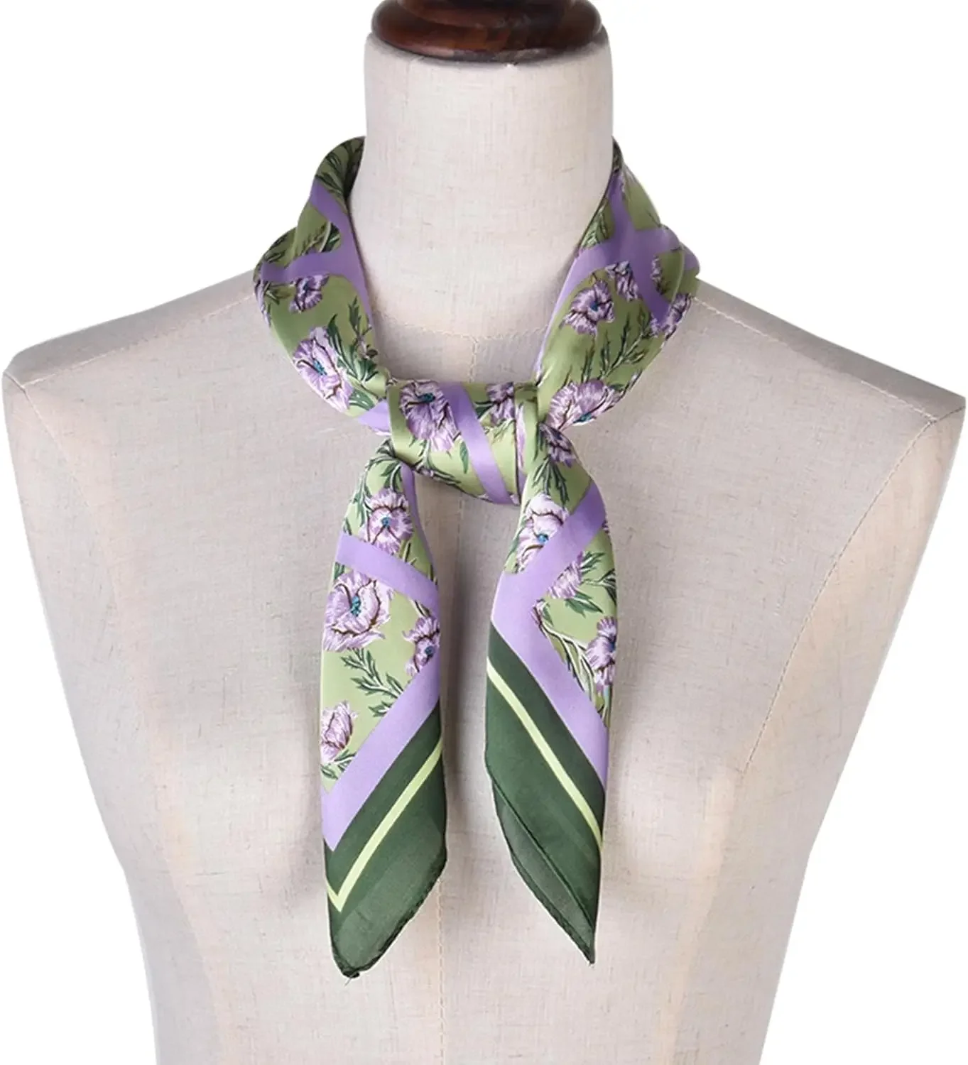 27.5 بوصة وشاح الرأس الحريري للنساء وشاح الشعر الساتان الحرير التفاف الرقبة أوشحة مربعة الشعور وشاح بوهو أغطية الرأس