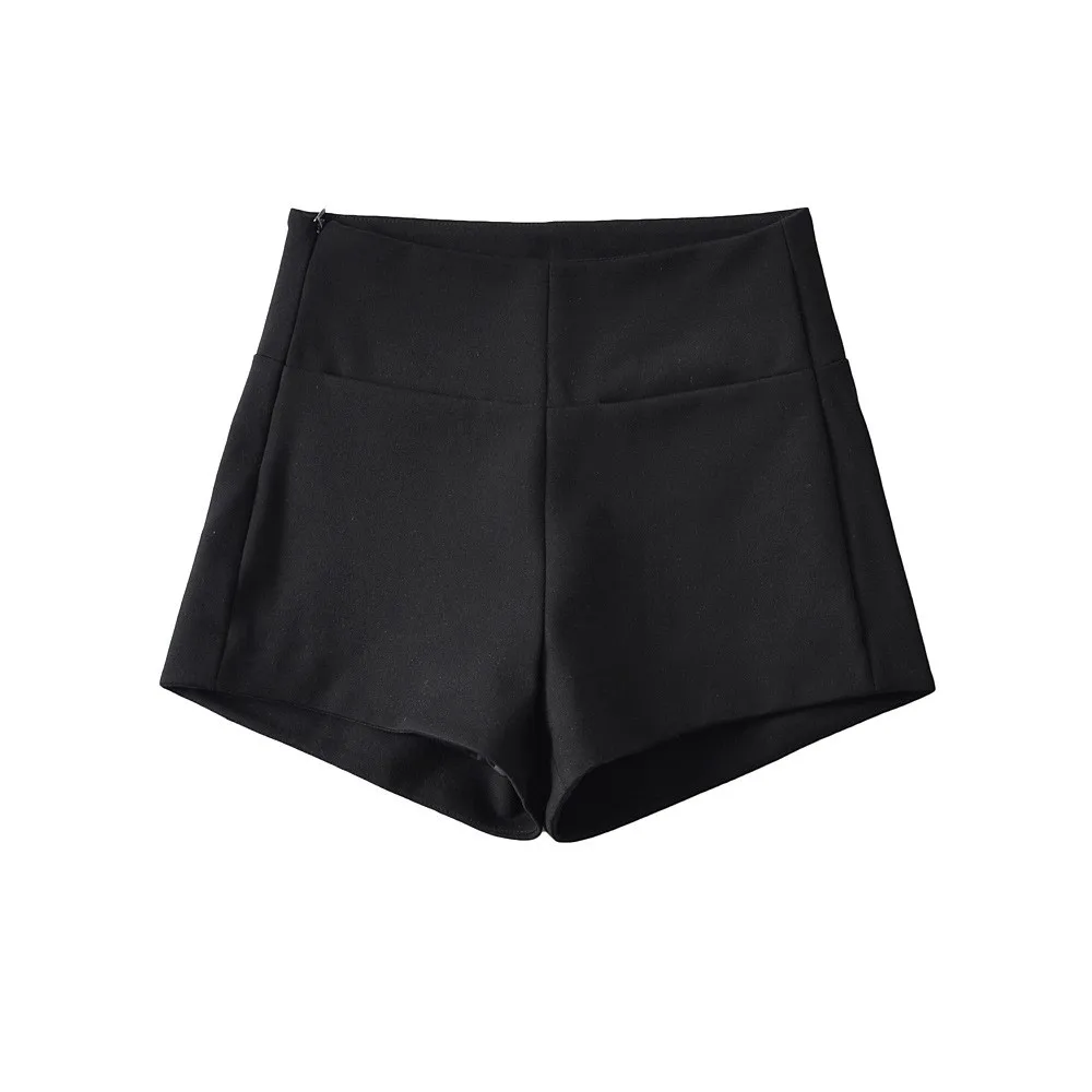 Hohe Taille ort Hosen für Damen, enge A-Linie-Hotpants, Sommer 2023, lässige, gerade Beinstraffung, schlankmachende Hotpants
