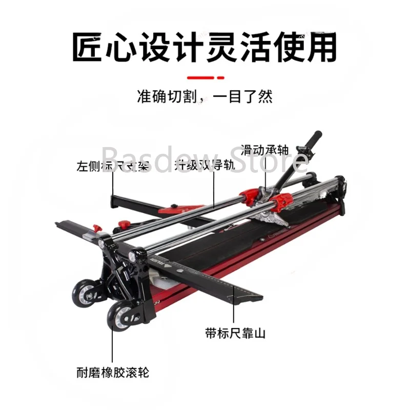 Manual push blade, tile cutter