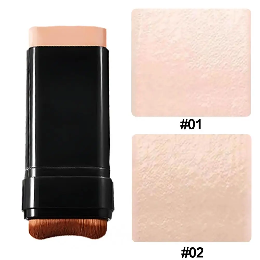 Balance Foundation Stick With Brush Makeup Stick Multi-Use Face Makeup And Contour Stick For Natural Matte Coverage