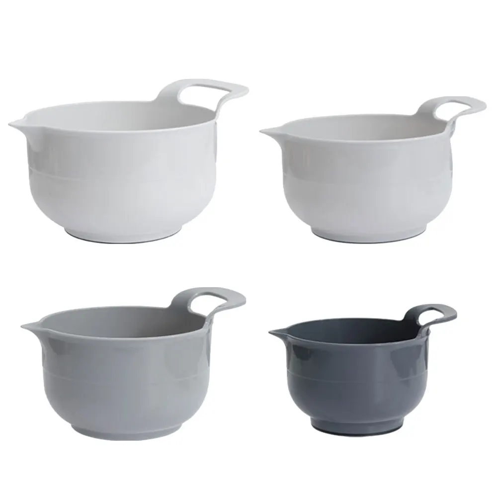 

4Pcs Exquisite Smooth Mixing Bowls Perfect Gift Choice for Daily Use and Parties Large Mixing Bowl for Baking Large Round Basin