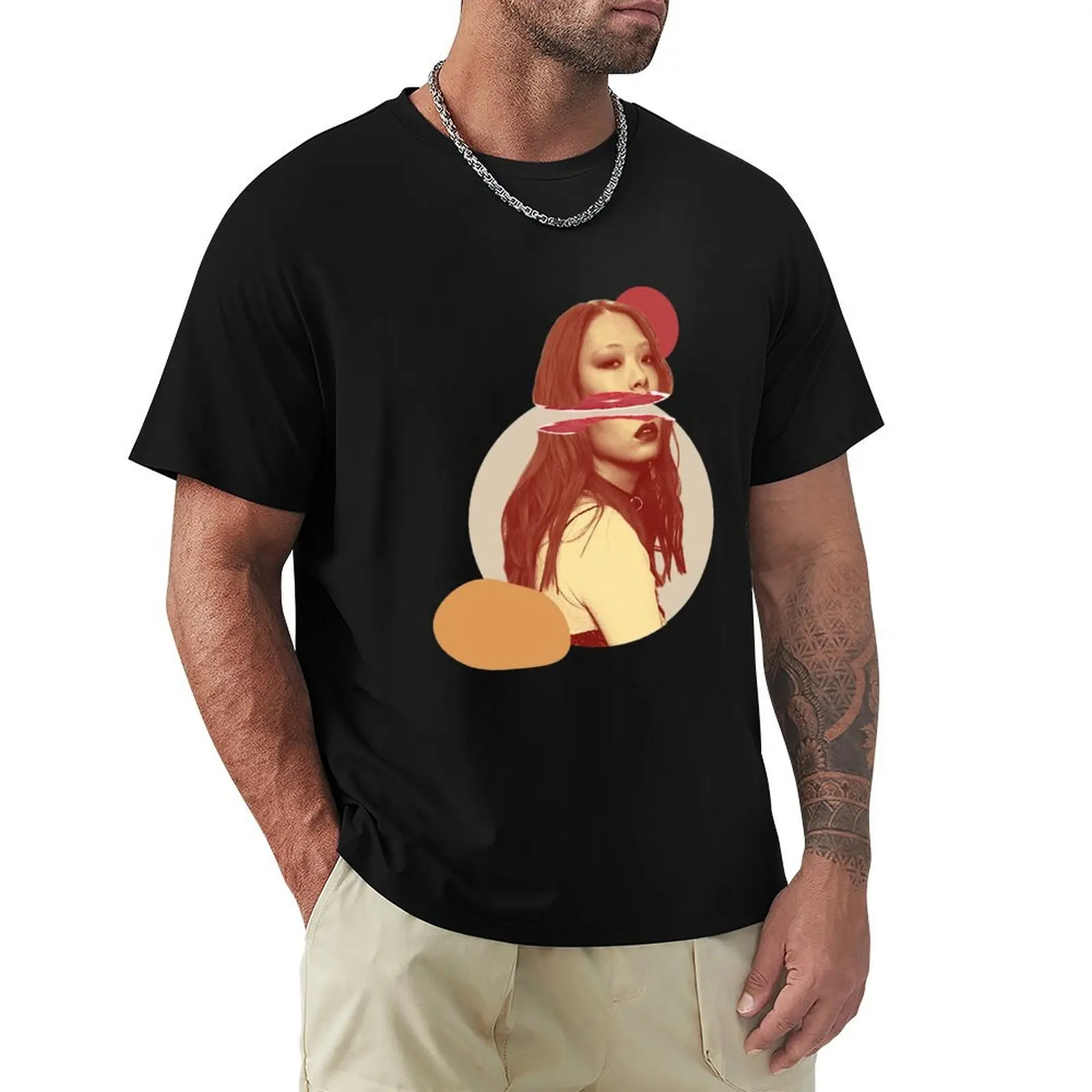 Tangerina Sawayama [digital collage] T-Shirt Fashion Simple Casual Tee Shirt