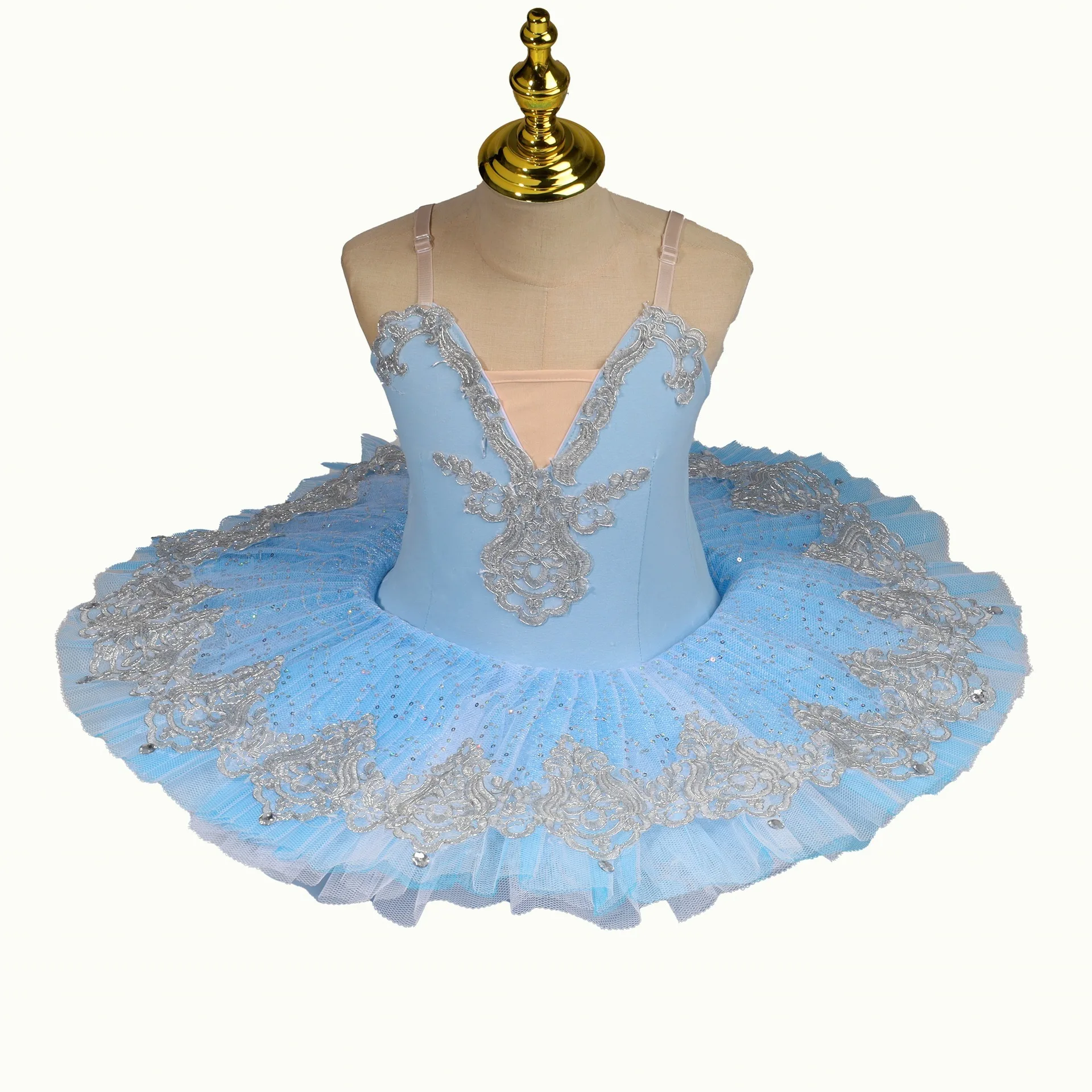 

Children's ballet dress - Little Swan performance outfit - Bubble-like chiffon dress - Girls' infant stage performance costume