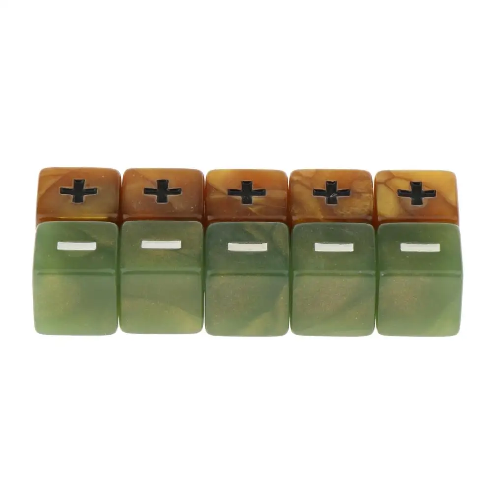 10pcs Maths Dices Game Educational Children Kids Teaching Accessories