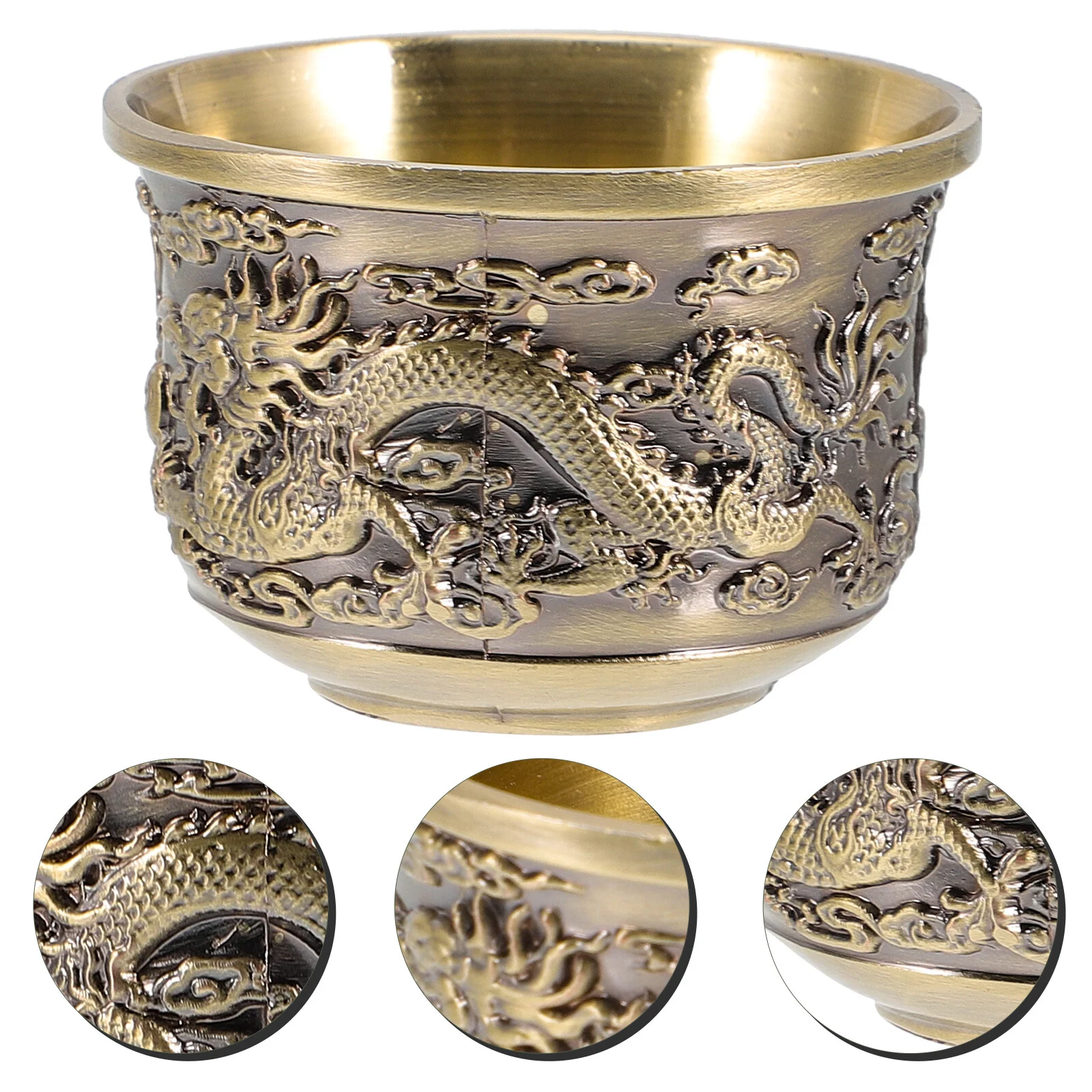 Dragon Phoenix Cup Chinese Style Tea Coffee Gift Small Decoration Tearoom Teacup Kungfu Goblet Household