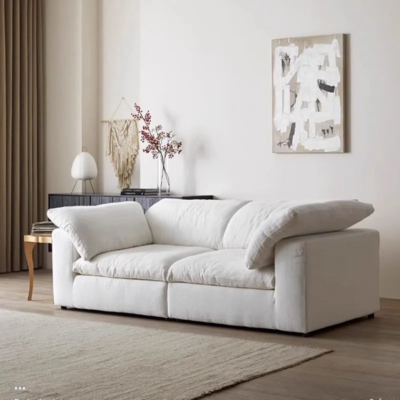 Modern Nordic Sofa Puffs Metal Air Lounge Ottoman White Accent Floor Modular Sofa Minimalist Sleeper Puf Sillones Home Furniture