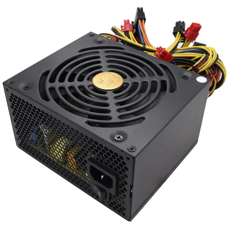Alimentatore da 850 W 80 Plus Gold PSU Standard Ventola silenziosa da 120 mm Fonte di alimentazione per computer ATX non modulare per server PC desktop da gioco