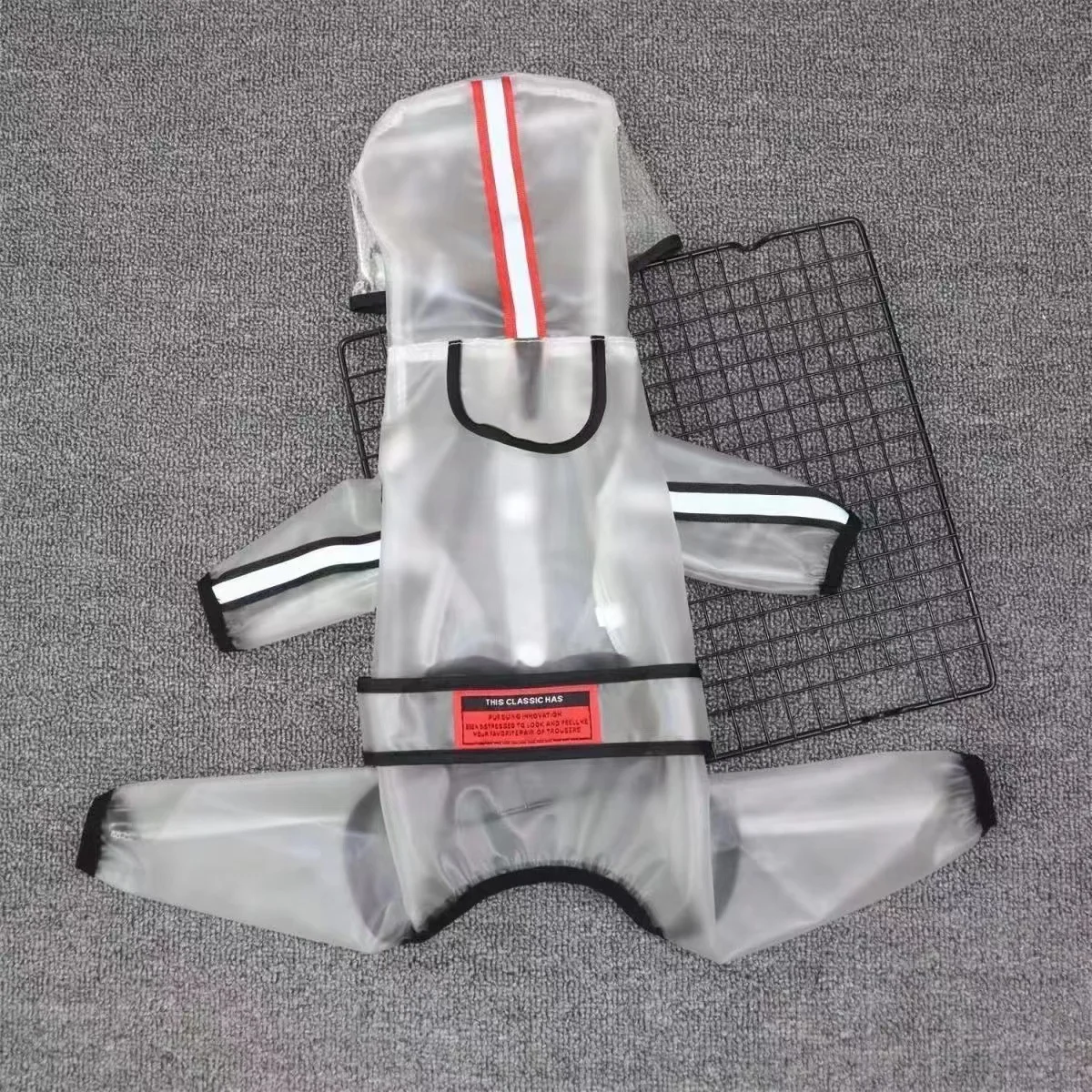 New Clear Pet Raincoat Rain Jacket Waterproof Pet Coat for Samll Medium Dogs Teddy Shiba Dog Poncho Outdoor Walking Pet Clothes